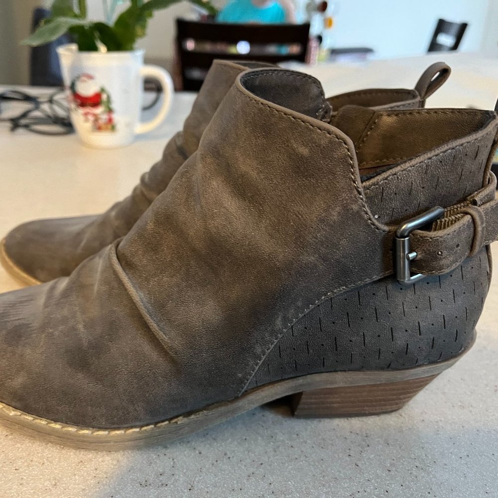 Grey Report Booties - image 1